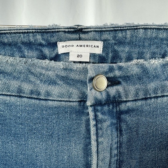 NWT‎ Good American Good Curve Straight Jeans in Blue858 Size 20 - Picture 7 of 13